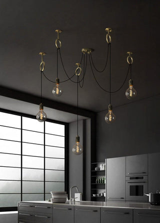 Lustra Lustre Industrial Spider Bulb Hanging-Luire