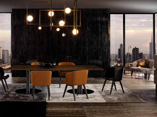 Lustra Lustre Mondrian en Verre et Laiton Moderne