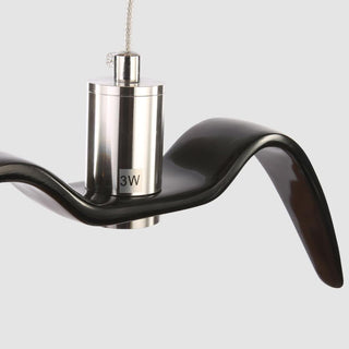 Lustra Suspension Lampe Ailes d'Oiseau pour Salon-Luire