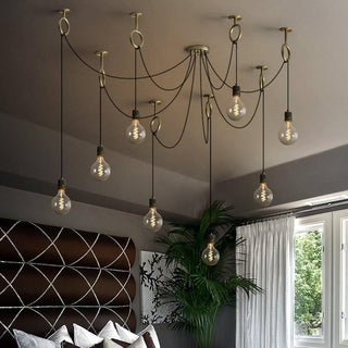 Lustra Lustre Industrial Spider Bulb Hanging-Luire