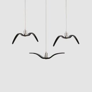 Lustra Suspension Lampe Ailes d'Oiseau pour Salon-Luire
