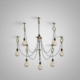 Lustra Lustre Industrial Spider Bulb Hanging-Luire