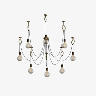 Lustra Lustre Industrial Spider Bulb Hanging-Luire