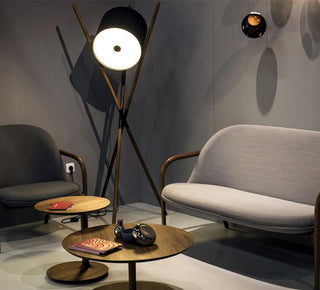 Syloena Lampadaire Contemporaine en Bois