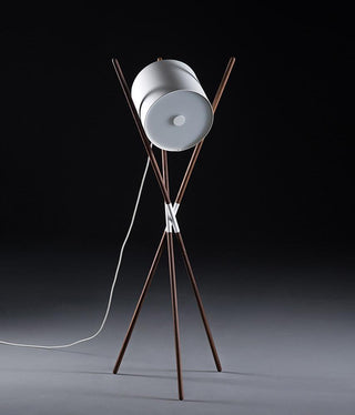 Syloena Lampadaire Contemporaine en Bois