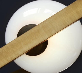 Lustra Lustre Mondrian en Verre et Laiton Moderne