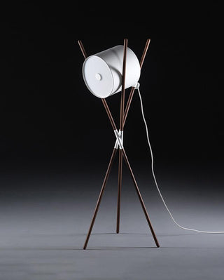 Syloena Lampadaire Contemporaine en Bois