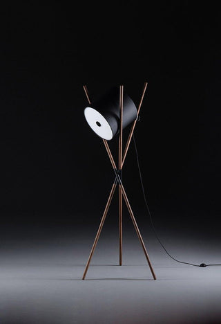 Syloena Lampadaire Contemporaine en Bois