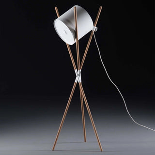 Syloena Lampadaire Contemporaine en Bois