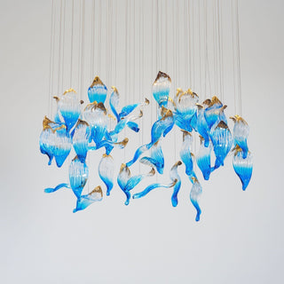 Ocean Drift Blown Glass Customize Chandelier-Neutral Decor