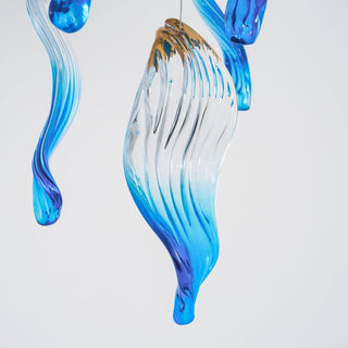 Ocean Drift Blown Glass Customize Chandelier-Neutral Decor