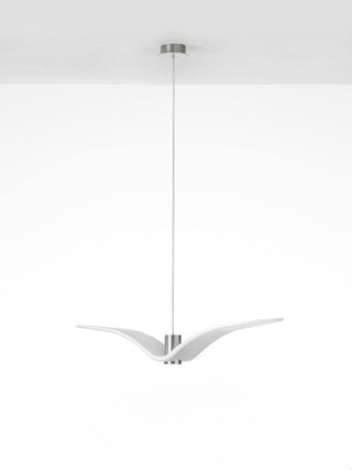Lustra Suspension Lampe Ailes d'Oiseau pour Salon-Luire