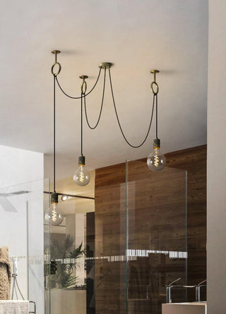 Lustra Lustre Industrial Spider Bulb Hanging-Luire