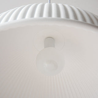 Valentina Suspension Dôme Moderne, Résine, Blanc/Noir/Gris, Librairie/Chambre à Coucher