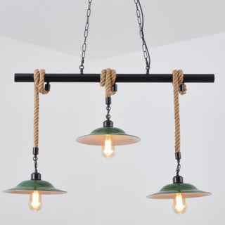 Epoch Vintage LED Suspension Vert Métal Cuisine/Salon/Salle À Manger
