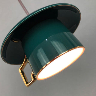 Valentina Place Poignée Tasse Céramique LED Suspension Salon