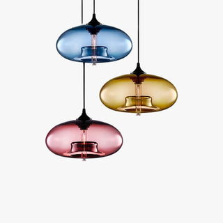 Nostel Lampes Suspendues en Verre Modernes Nordiques Chambre à Coucher-Luire