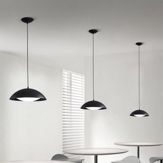 Valentina Suspension Moderne Minimaliste Blanc Métal Salle à Manger
