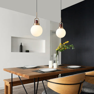 Valentina Moderne LED Suspension Métal Bois Verre Salle à Manger Chambre à Coucher