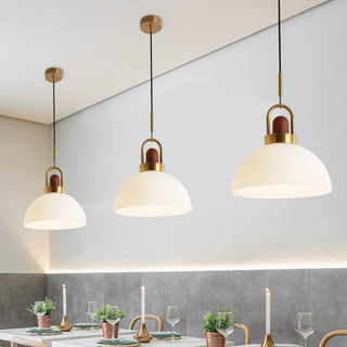 Valentina Moderne LED Suspension Métal Bois Verre Salle à Manger Chambre à Coucher