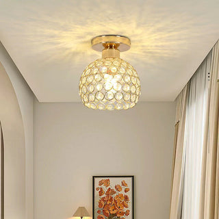 Arisha Moderne Plafonnier Métal Verre Chambre À Coucher