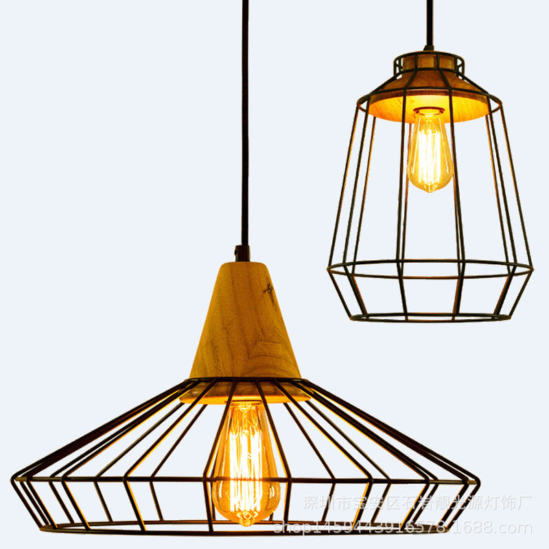 Silva Industriel Minimaliste Suspension Métal Salon