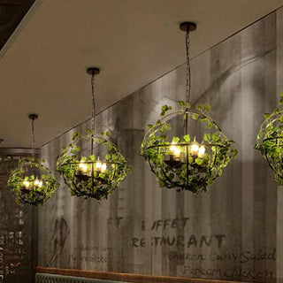 Arisha Suspension Luminaire LED Industrielle Métal Salon