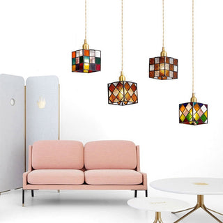 Valentina Rétro LED Métale Verre Suspension Chambre à Coucher Salle à Manger