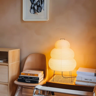 Tranquilux Lampe de Table en Papier Inspirée du Japon
