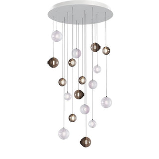 Cosmic Sphere Cascade Chandelier-Neutral Decor