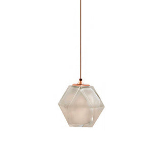 Valentina Polyèdre LED Suspension Métal Verre Cuisine Chambre à Coucher