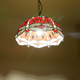 Tiffany Vintage LED Suspension Verre Chambre À Coucher/Salon