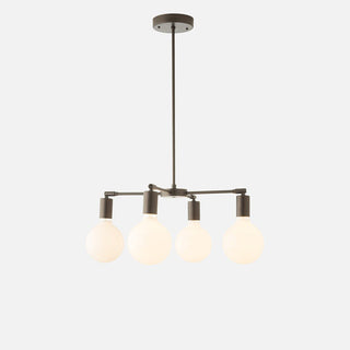 Valentina Moderne LED Métal Verre Lustre Chambre à Coucher