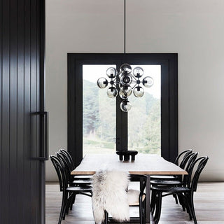 Possini Euro Gable Modo Chandelier-Neutral Decor