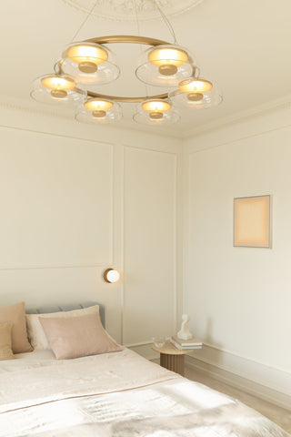 Aethera Lustre circulaire en verre