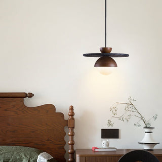 Valinina Suspension en Travertin Noir Orbit