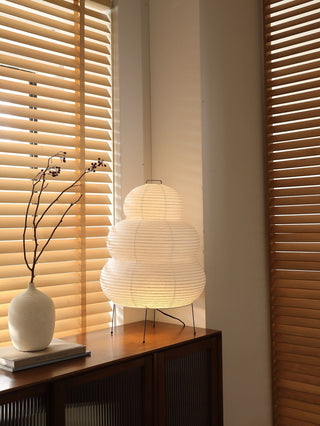 Tranquilux Lampe de Table en Papier Inspirée du Japon