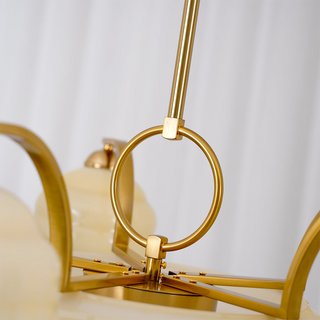 Valentina Luxueux Suspension Métal Verre Chambre à Coucher Salon