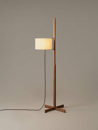 Jex Lampadaire en Bois Et Tissu