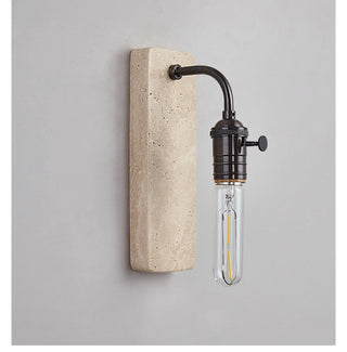 Industrial Stone Sconce-Neutral Decor