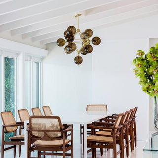 Possini Euro Gable Modo Chandelier-Neutral Decor