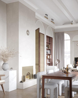 Ernionis Lampadaire en Céramique Texturée
