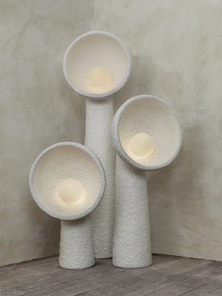 Ernionis Lampadaire en Céramique Texturée