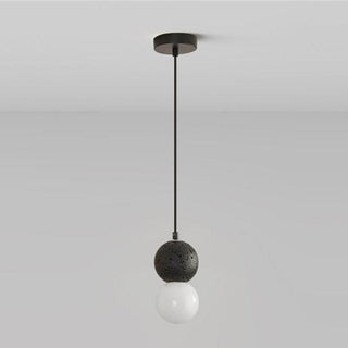 Luoxa Luminaires Suspensions Globe Moderne Pierre/Verre Rose/Gris/Noir/Blanc Salon-Luire