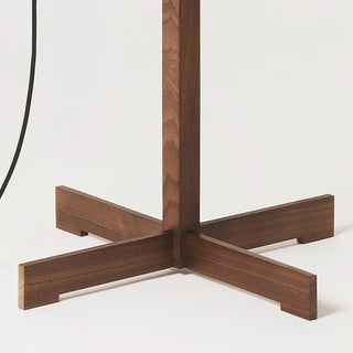 Jex Lampadaire en Bois Et Tissu