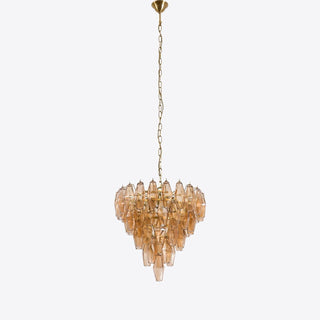 Aurora Lustre Rose Facetté Verre Superposé Vintage