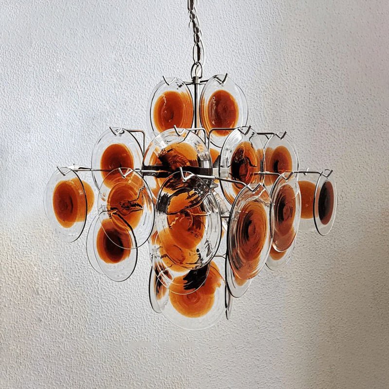 Velarissa Lustre en Verre de Murano Dôme Moderne du Milieu du Siècle