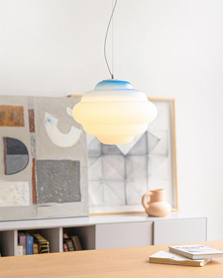 Eurvenara Premium Nordic Art Nuageux Verre Pendentif Lampe