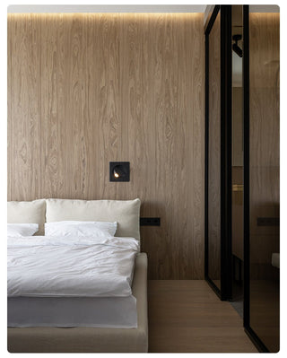 Minimalist Recessed Rotatable Sconce-Neutral Decor