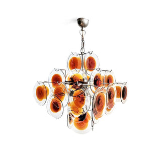Aurora Lustre Verre Murano Disque Mi-Siècle